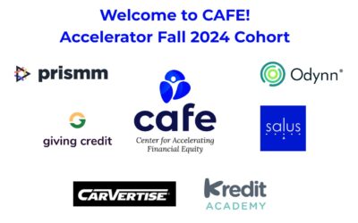 PRESS RELEASE: CAFE Announces its Fall 2024 Fintech Accelerator Cohort