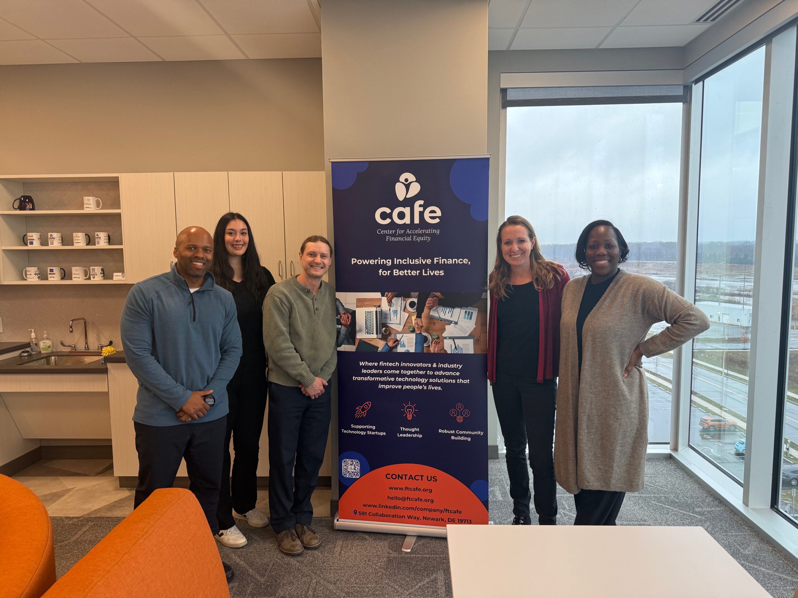 CENTER FOR ACCELERATING FINANCIAL EQUITY - CAFE located at Fintech Building, University of Delaware Star Campus